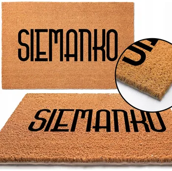 Rohožka Hotová gumová/kokosová rohožka 60 x 40 cm