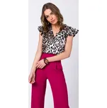 Dámská halenka STYLOVE S344 BÍLÁ VZOR M