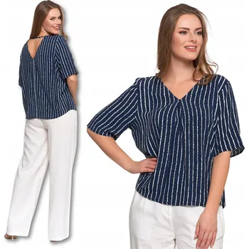 Dámská halenka Moraj halenka s krátkým rukávem střih, volná velikost XXL