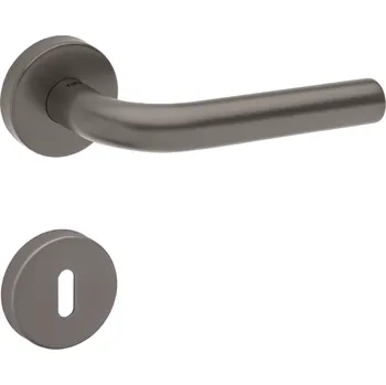 Dveřní kování TI - MONA - R 2001 rozety PZ, koule/klika pravá T - Titan (141)