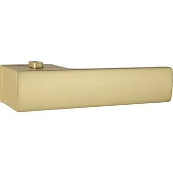 Dveřní kování TI - GORDO - RT5 4084 s uzamykáním 38 - 45 mm, bez spodní rozety, klika/klika s uzamykáním pravá OLM - Zlatá matná (208)