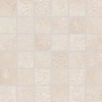 Obklad Limestone - dlaždice mozaika 5x5 béžová, tl. 9 mm DDM05801