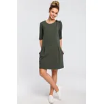 Dámské šaty MOE M422 MILITARY GREEN XXL