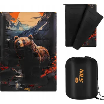 Spacák NC3601 Turistický spacák pro 2 osoby, kempingový + obal Nils Camp