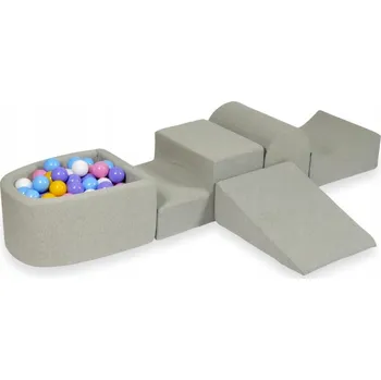 Dětské hřiště Pěnové dětské hřiště s kopečkem a bazénkem micro šedé