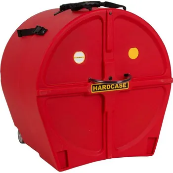 Obal pro bicí nástroj HARDCASE HNP18BR 18" kufr pro bass drum,červený 82274