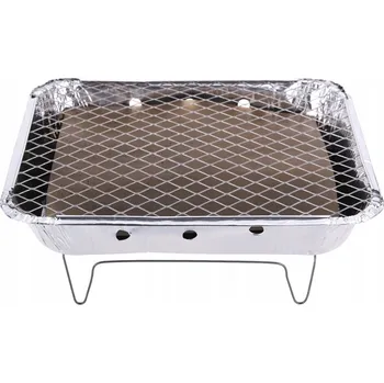 Turistický vařič Jednorázový gril turistický EXPRESS – grilování, piknik, kempování s uhlím