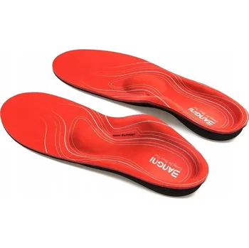 Vložka do bot ORTOPEDICKÉ VLOŽKY DO BOT PROTI PLOCHÝM NOHÁM ČERVENÉ 3ANGNI 240mm VEL. 37/38 (UK5)