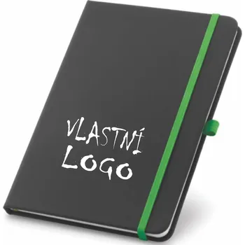 Blok ON-DESIGN Poznámkový blok A5 CORBIN s vlastním potiskem Barva: trávově zelená