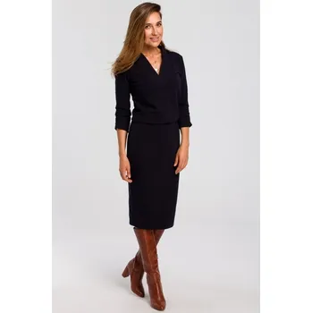 Dámské šaty Dámské šaty STYLOVE S194 DEEP BLUE XL