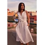 Dámské šaty STYLOVE S224 ECRU S