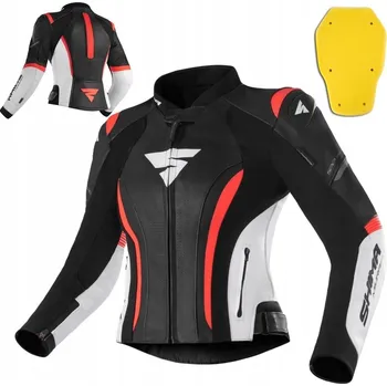 Moto bunda Motocyklová bunda SHIMA MIURA 2.0 ČERVENÁ FLUO vel. 42