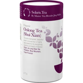 Čaj Oolong (Shui Xian) - Polozelený čaj - Solaris Tea - 75g sypaný čaj - BIO