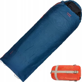 Spacák Spací pytel Snugpak Travelpak Traveller Petrol Blue RZ 7/2 stC Moskytiéra 900g