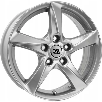 Alu kolo Hliníkový disk RC Design RC30 Kristallsilber 6.5" x 16" 5x112 ET 42