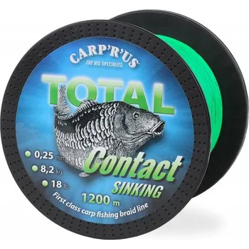 CARP ´R´ US Carp´R´Us Total Contact Sinking Green 1200m, 0,25mm, 8,2kg/18lb