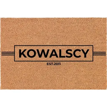 Rohožka Vstupní rohožka s VLASTNÍM JMÉNEM 40x60 cm