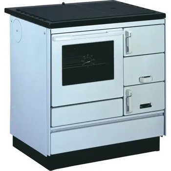 Sporák na tuhá paliva KVS Moravia VSP 9103.1102 bílá, plastové doplňky, litinová plotna - sporák na tuhá paliva - AKCE