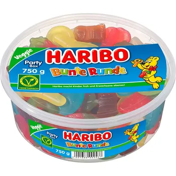 Bonbon Haribo Bunte Runde vegetarisch 750g