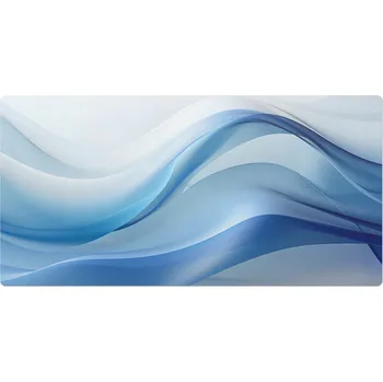 Obraz Podložka na stůl pod myš, klávesnici a notebook – Vlnící se linie, 90 x 45 cm