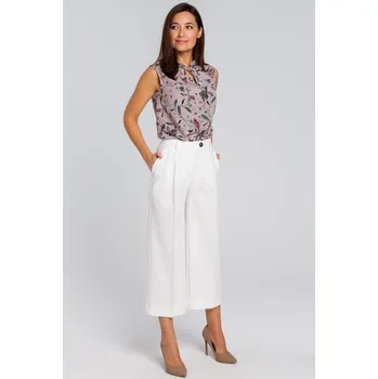 Dámské kalhoty Dámské kalhoty STYLOVE S139 ECRU XXL