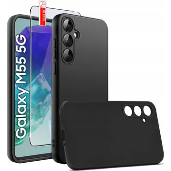 Pouzdro na mobilní telefon Zadní Kryt KrainaGSM pro Samsung Galaxy M55 černý