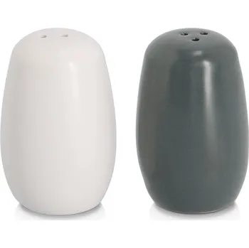 Keramický dřez Zeller Keramická slánka a pepřenka BLACK&WHITE