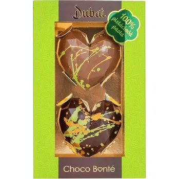 Čokoláda Chocobonte Dubajská čokoláda Srdce - hořké a mléčné