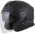 Helma na motorku Cassida Jet Tech 2.0 Solid černá matná/šedá, L