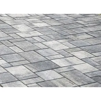 Dlažba Dlažba skladebná CS BETON Via Tech standard Colormix Noarblanc – 80 mm