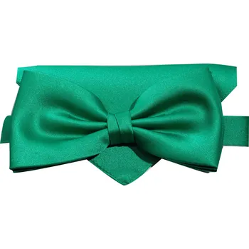 Motýlek Motýlek Brinkleys Classic s kapesníčkem - zelený