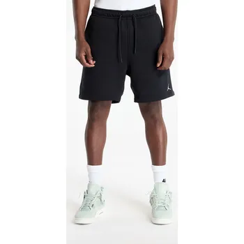 Pánské kraťasy Šortky Jordan Brooklyn Fleece Men's Shorts Black/ White M