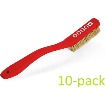 pytlík na magnezium Balení kartáčků na chyty Ocún Boulder Brush red 10ks