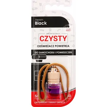 Vůně do auta VŮNĚ DO AUTA ZÁVĚSKA OSVĚŽOVAČ VZDUCHU BLACK (ČERNÁ)