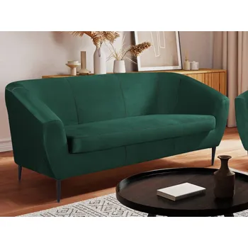 Pohovka Trojmístná pohovka Olivio, lahvově zelená sametová látka