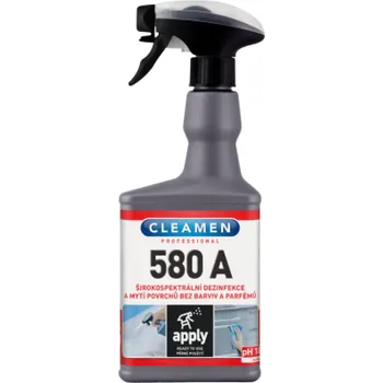 CLEAMEN 580 A - Dezinfekce na plochy, povrchy, předměty a nástroje - K přímé aplikaci - 14x550ml