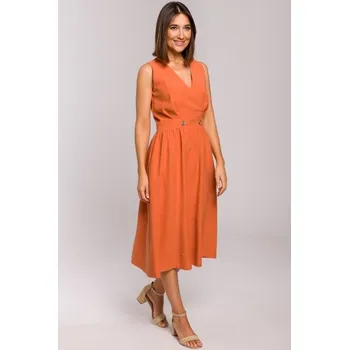 Dámské šaty Dámské šaty STYLOVE S224 ORANGE M