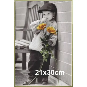 Obraz Hliníkový rám na fotku nebo plakát 21x30 cm, zlatý matný