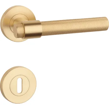 SH - OVAL - R 1743 PRO 8 MM rozety BB, klika/klika OLS - Mosaz broušená