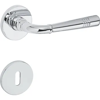 Dveřní kování TI - DIADEM - R 4009 5S rozety BB, klika/klika OC - ​​Chrom lesklý (03)