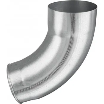 okap KJG výtokové koleno 72° pozink, Ø80 mm Barva: RAL 9005 Intenzivní černá