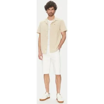 Pánské kraťasy Tommy Jeans Džínové šortky Ryan DM0DM20956 Bílá Regular Fit 36