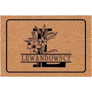 Rohožka Kokosová rohožka hotová 40 x 60 cm