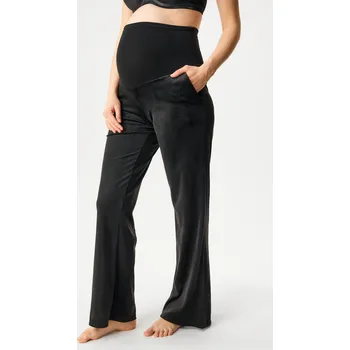 Těhotenská móda Těhotenské kalhoty Velur Ruta