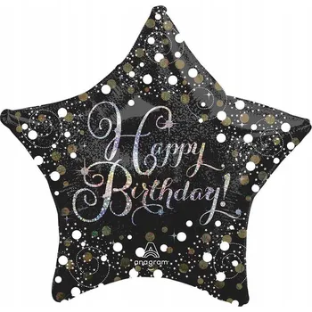 Balónek Fóliový balónek Amscan Happy Birthday, 71 cm (28 palců)