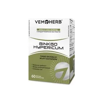 Přírodní produkt VemoHerb Ginkgo Hypericum 60 kapslí