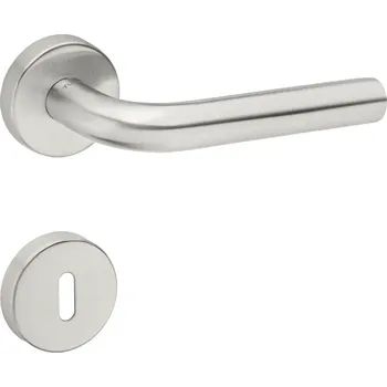 Dveřní kování TI - MONA - R AP 2001 rozety BB, klika/klika BN - Broušená nerez (16)