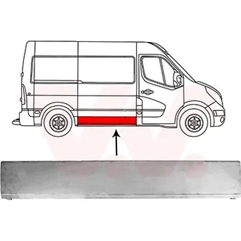 Auto zrcátko Dveře, karoserie VAN WEZEL 3396174