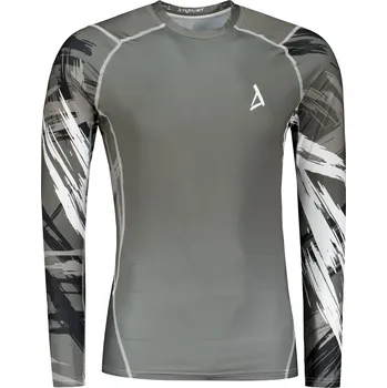Pánské funkční kompresní tričko premium ALTISPORT VOJ/ALM039TR03 ŠEDÁ M