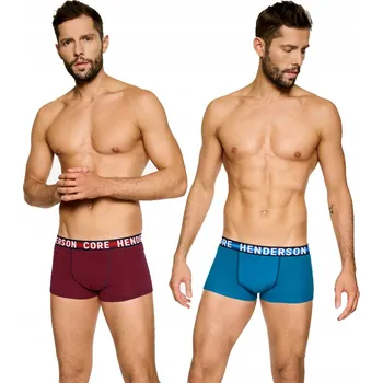 Pánské spodní prádlo HENDERSON BOXERKY NEWTON 39774 PRUHY/MODRÁ 3XL